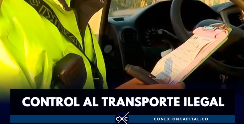 En Bogotá se han inmovilizado más de 8.000 vehículos por transporte ilegal