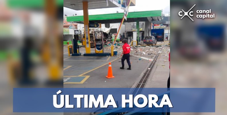 Explosión en estación de gasolina de Chía