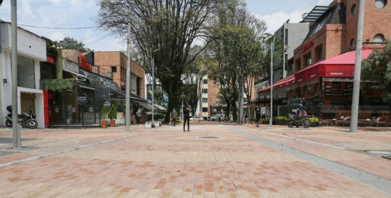 Vendedores informales de la Zona T Vendedores informales de la Zona T
