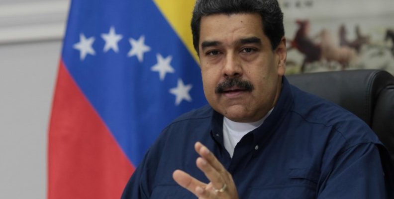 Venezuela's President Nicolas Maduro speaks during a Council of Ministers meeting at Miraflores Palace in Caracas