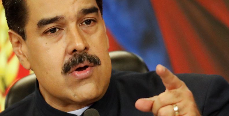Venezuela's President Nicolas Maduro talks to the media during a news conference at Miraflores Palace in Caracas Venezuela's President Nicolas Maduro talks to the media during a news conference at Miraflores Palace in Caracas