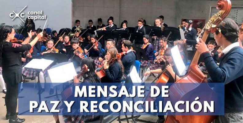 Estudiantes realizan concierto instrumental en estación de TM Museo Nacional