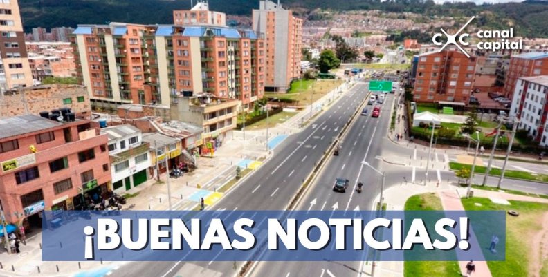 Entregan Avenida San Antonio, que beneficia a 1'000.000 de bogotanos