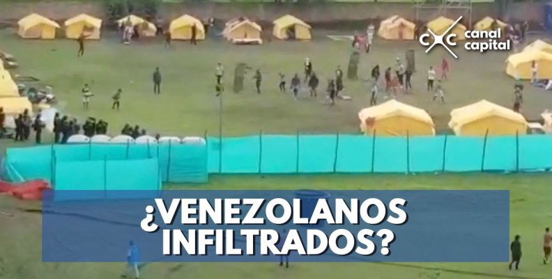 Autoridades investigan posibles infiltrados en campamento venezolano