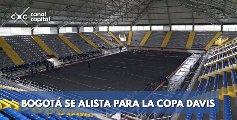 Inició la adecuación del Palacio de los Deportes para la Copa Davis