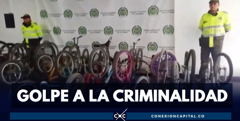 Bicicletas incautadas