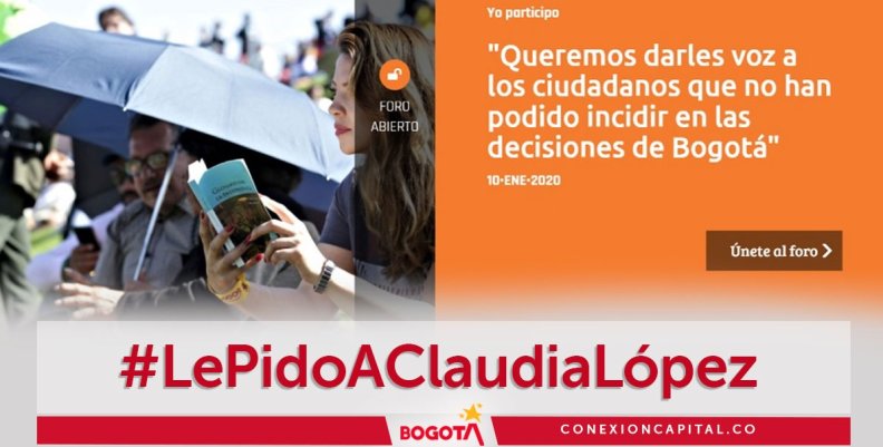 #LePidoAClaudiaLópez