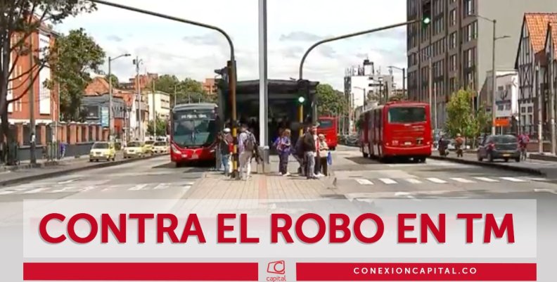 Contra robos en TransMilenio