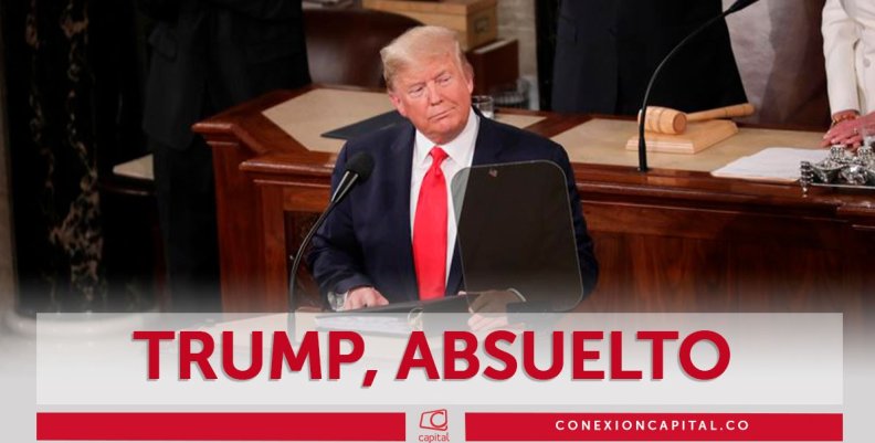 Trump es absuelto en juicio político