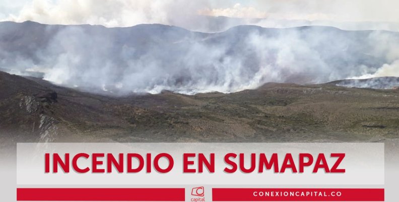 Incendio en Sumapaz Incendio en Sumapaz