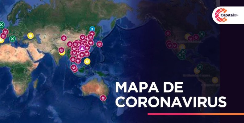 Mapa de coronavirus