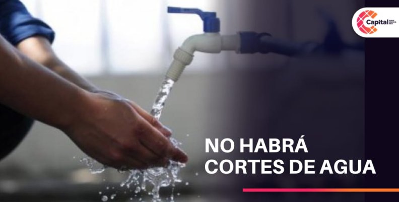 Suspende cortes de agua programados