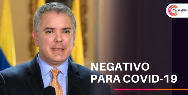 Presidente Duque da negativo para coronavirus