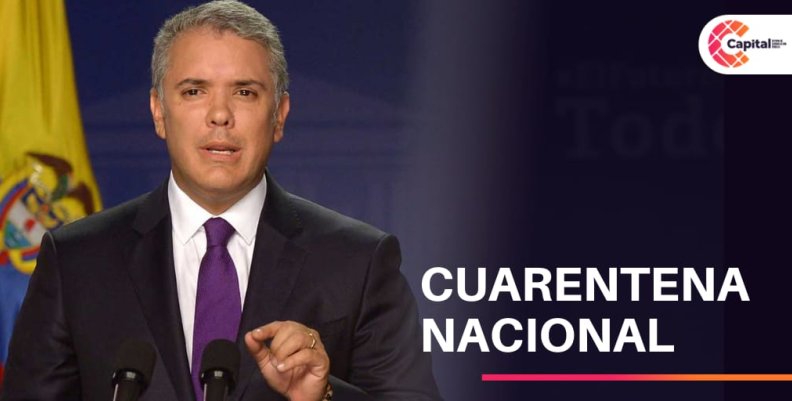 Presidente Duque declara estado de cuarentena