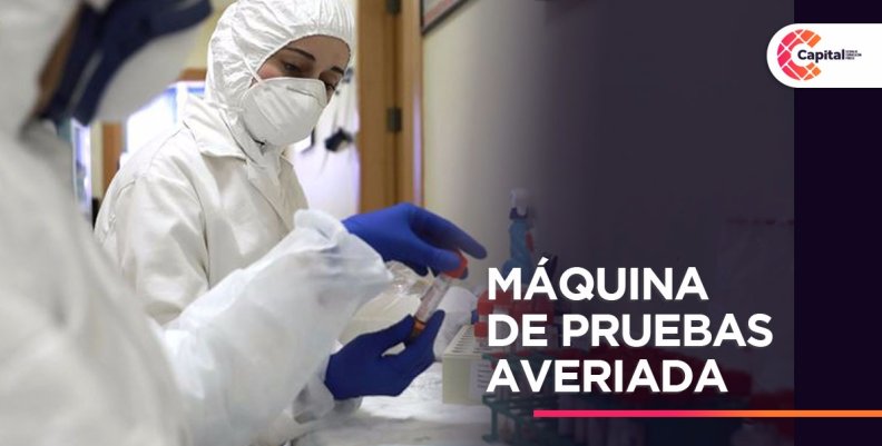 Máquina para procesar muestras de coronavirus se averió