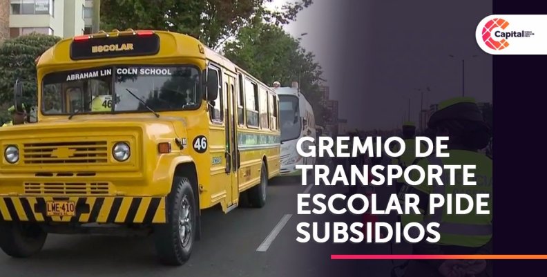 Gremio de transporte escolar pide auxilios económicos durante la cuarentena