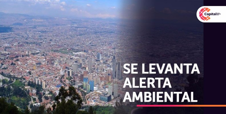 Se levanta Alerta Amarilla ambiental en Bogotá