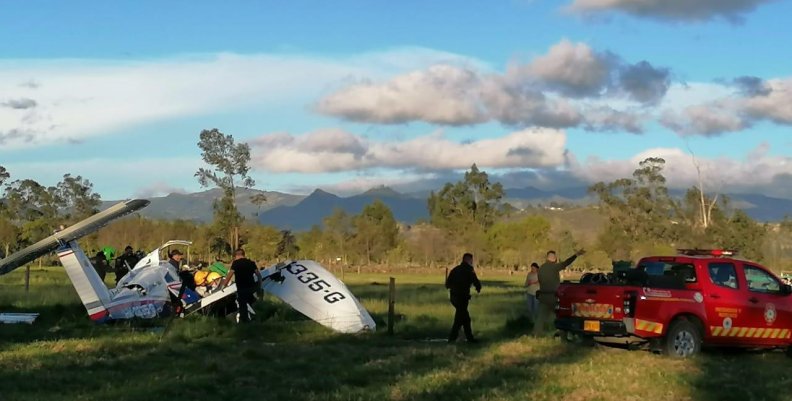 Accidente de avioneta en Ubaté