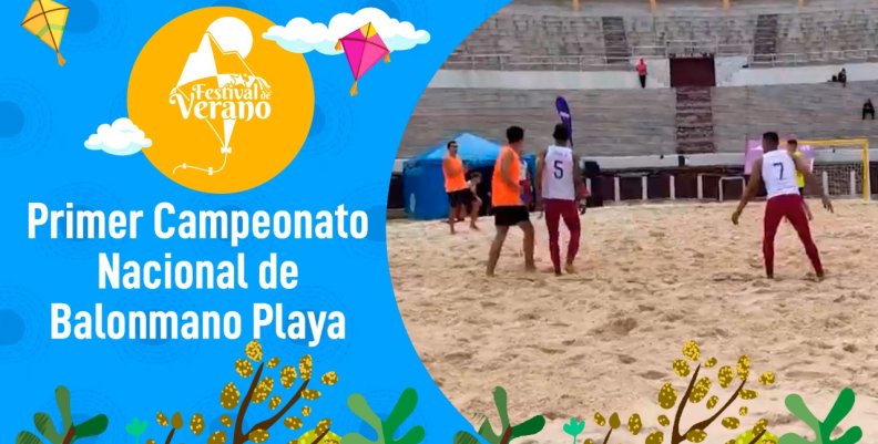 La Santamaría es la sede del Primer Campeonato Nacional de Balonmano Playa