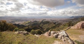 Vista panorámica de un cerro