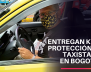 Entregan kits de seguridad a taxistas