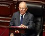 Peru's President Pedro Pablo Kuczynski makes final remarks to lawmakers of the opposition-ruled Congress, in Lima