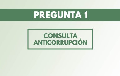 Esta es la pregunta 1 de la Consulta Anticorrupción