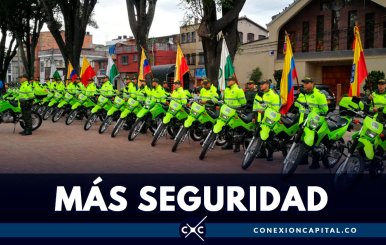 Alcaldía Peñalosa entregó 22 motos para reforzar la seguridad en Teusaquillo