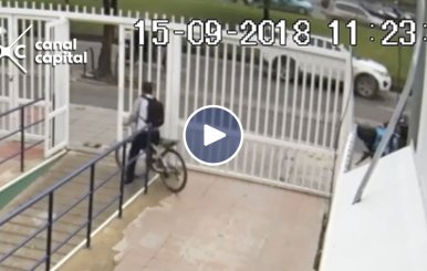 De manera descarada: así hurtó hombre una bicicleta al norte de Bogotá