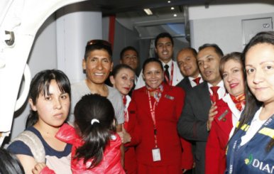 Imagen tomada del Twitter de @avianca