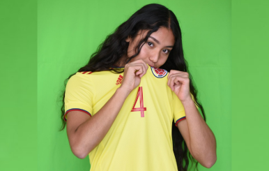 Ángela Barón, defensa de la Selección Colombia Femenina