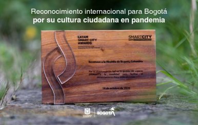 Bogotá gana premio internacional por cultura ciudadana