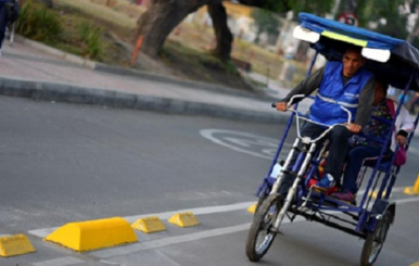 Bicitaxis en Bogotá