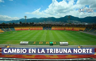 Tribuna norte del Campín será familiar