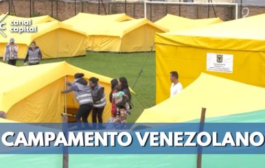 Campamento venezolano se levantará el 15 de enero