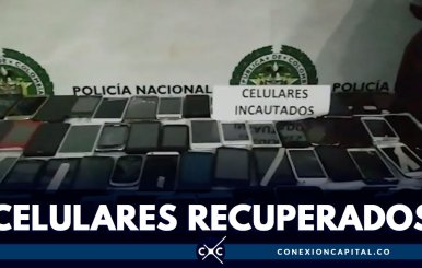 Autoridades recuperaron cerca de 124 celulares robados