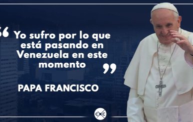 Papa Francisco teme “derramamiento de sangre” en Venezuela