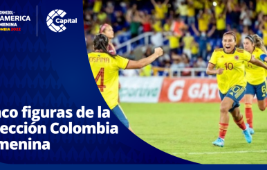 Cinco figuras de la Selección Colombia Femenina