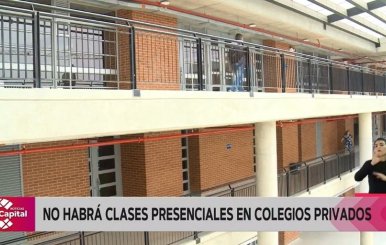 Colegios privados de Bogotá continuarán en clases no presenciales