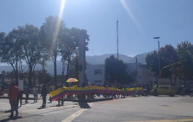 Bloqueos sobre la AV. Caracas