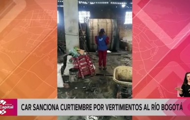 CAR sanciona curtiembre por vertimentos al río Bogotá