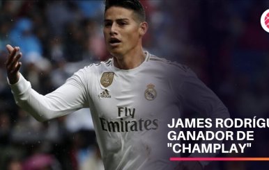 James Rodríguez, campeón en Champlay