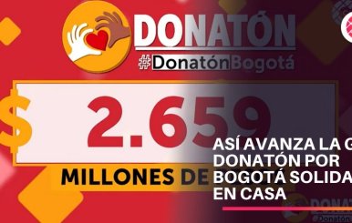 Donatón para Bogotá Solidaria en Casa