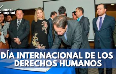 Bogotá celebró el Día Internacional de los Derechos Humanos con reconocimiento a líderes