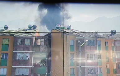 Tomada de Bomberos Bogotá