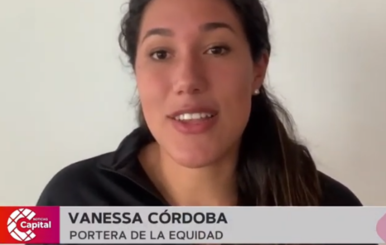 Vanessa Córdoba, futbolista de Equidad.