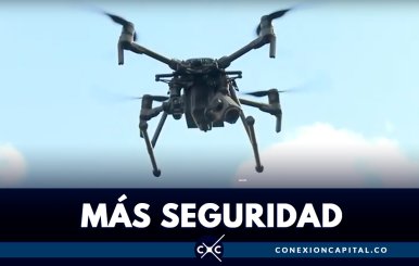 Drones de última tecnología refuerzan la seguridad de Bogotá