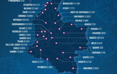 Coronavirus en Colombia Sábado 22 de agosto