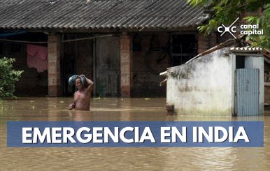 Muertos por fuertes lluvias en India ascienden a 87