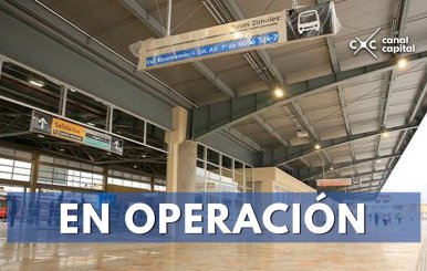 En funcionamiento la estación intermedia Av. 1° de Mayo